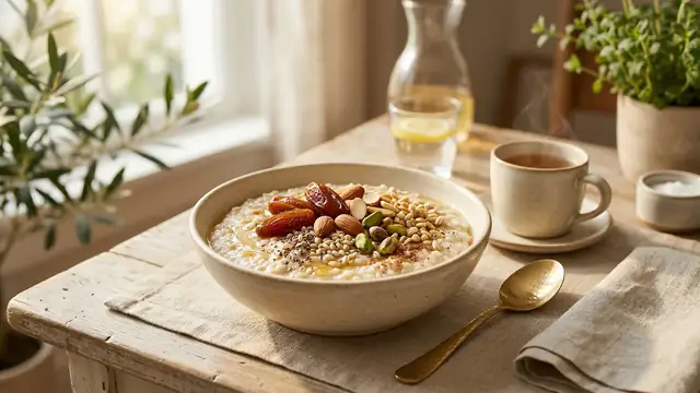 Premium Raizo Talbeena breakfast hero banner